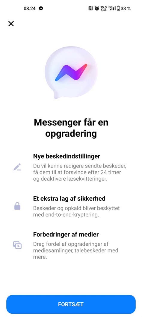 Messenger får end-to-end-kryptering i Danmark